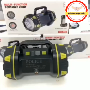 Đèn pin chuyên dụng POLICE Japan sáng 2 đầu đa chức năng đèn chống nước đi mưa