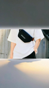 waistbag tas pinggang selempang pria wanita kekinian distro casual trendy cowok keren