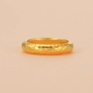 Chow Sang Sang 周生生 999.9 24K Pure Gold Cultural Blessings Ring for Women (Size: 11 Diameter 15.9mm) 94176R Price-by-Weight 6.36g Gold