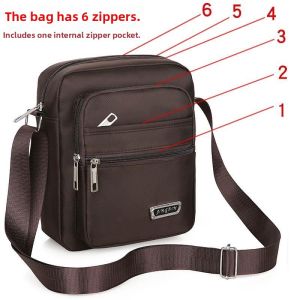 Jiaxun | Durable Multilayer Canvas Bag Shoulder Crossbody