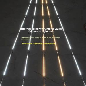 Chasing Light Waterproof LED Linear Lamp Strip Self Adhesive for Living Room Wedding Home Decoration Stream Running Light