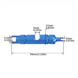 1PCS Aluminum alloy French valve wrench tool American valve core tool multi-function removal tire extension rod
