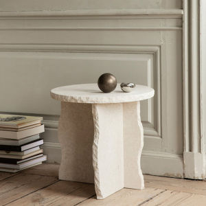 Luxurious Handcrafted Natural Cave Stone Side Table Sofa Designer Style Living Room Small Table Quality Luxury Type