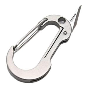 OKOutdoor | Titanium Keychain Tool with Knife Bottle Opener