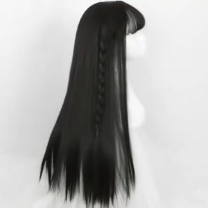 70cm Wig Rambut Wanita Panjang ala Korea Daily Lolita Model 006 Belah Tengah Tanpa Poni No Bang