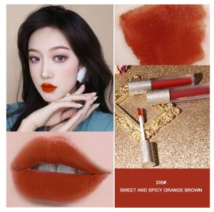 NOVO Matte Liquid Lipstick Waterproof Long-lasting Lightweight Lip Gloss Lips Glaze Lips Tint Makeup Cosmetics