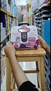 Mainan Anak Perempuan Tas Makeup ORNAMENTS HAND BAG COSETICS Make Up 2in1 Koper Tas Beauty