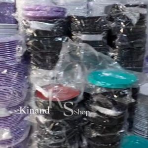 Paket Piring Melamin Prasmanan Jumbo 12 PCS Piring Saji Makan Kotak DTAAR 25 CM Tebal Terlaris