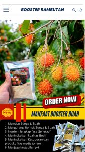 Booster Tanaman Rambutan / Pupuk Booster Hayati Khusus Tanaman Rambutan