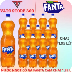 Nước ngọt có ga FANTA cam chai 1.95 lít