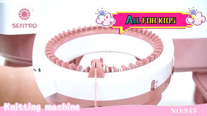 Knitting machine Smart Weaving Loom Round Knitting Machines 48 Needle DIY Hand Weaving Loom for Hat Kids Toy