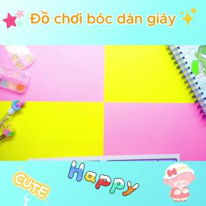 Ngôi nhà búp bê giấy Toca Boca montessori - đồ chơi giấy dễ thương cho bé