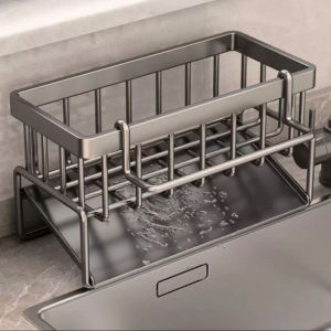 Drain artifact steel ball dishwashing pool storage rack kitchen drain rack sink detergent sponge wipe storage rack