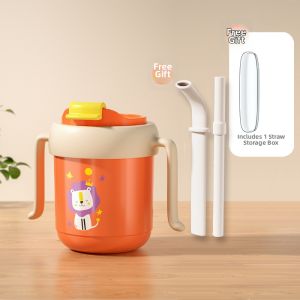 TONGXINBUER | Anti Drop Measurement Handle Kids Drink Cup