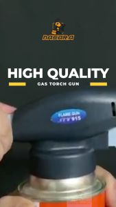 Nasara Multipurpose Gas Torch Gun Camping Butane Gas Burner Welding Flame Gun Baking Cooking Lighter / Pemetik Api / 喷火枪 煤气罐