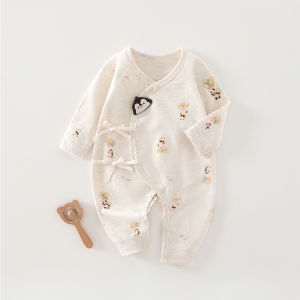 Skin-friendly Baby Clothes Long Sleeve Cotton Onesie