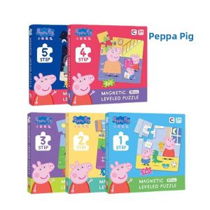 Peppa Pig Câu Đố Từ Tính Cho Trẻ Em Hoạt Hình Dễ Thương Giáo Dục Sớm Cao Cấp Cho Bé Sách Xếp Hình Đồ Chơi Quà Tặng Cho Trẻ Em 3-12 Tuổi
