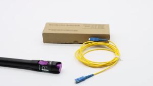 Bút Thử Nghiệm Sợi Quang Ánh Sáng Đỏ 5-50MW Máy Dò Lỗi Trực Quan Thiết Bị Tìm Lỗi Sợi Quang Cho Giao Diện FC SC ST