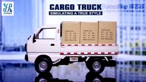 8T RC Car J01S Pick Up Cargo Truck 1:18 Scale 2.4GHz LED Full Accessories Mobil Remote Control Mainan Anak Laki laki Hobi Koleksi Mobilan Sedan Mobil Remot Kontrol Angkutan Barang M119