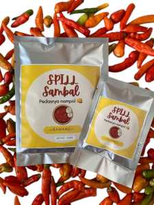 SAMBAL BAWANG 2PCS 25GR+50GR BEST SELLER / SAMBAL HOMEMADE / SPILL SAMBAL / SAMBAL KELUARGA TANPA PENGAWET