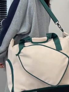 Pickleball Racket Bag With Shoe Compartment / Fashions Lightweight  Waterproof Racquet Bag With Shoulder Strap