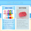 KRABALL Penguin Crochet Kit for Beginners With Video Tutorial Cotton Knitting Yarn Thread Needles Hook Knit Tool Set DIY Craft. 