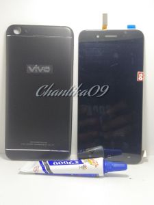 LCD fulset + backdoor Vivo Y65 plus lem 15ml tutup mesin cover casing bazel