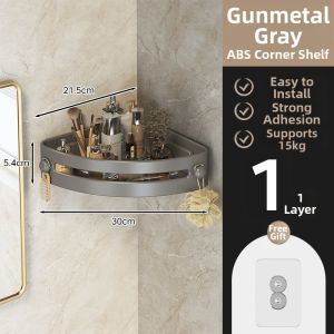 NIFENG | Wall-Mounted Corner Bathroom Organizer