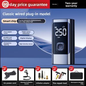 HELLOLEIBOO | Portable Wireless Electric Car Tire Inflator
