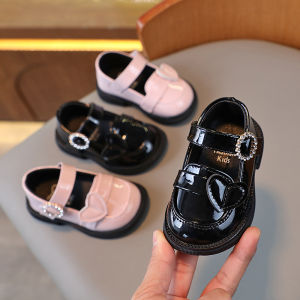Princess Style Soft Bottom Baby Girl Shoes Spring Autumn Infant Walker Boots Lightweight Rubber Outsole Synthetic Leather Upper