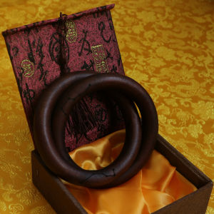 Real Thunder Wood Taoist Yin and Yang Ring Dharma-Vessel Stepping Ring Lightning Strike Jujube Tree Peach Wood Integrated Bracelet a Whole Wood