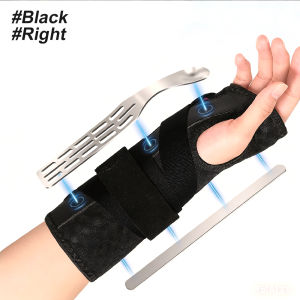 1PCS Carpal Tunnel Wrist Braces Adjustable Night Wrist Support with 2 Metal Splints Hand Stabilizer for Men Women