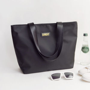 Large Capacity Nylon Womens Shoulder Bag 2022 Original Tote Bag Simple Waterproof Handbag Casual Style Single Strap Bag
