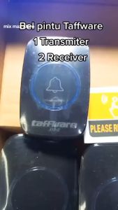 MEGA TaffHOME Bel Pintu Rumah Kantor Tanpa Kabel Wireles Waterproof 1 Transmitter 2 Receiver - H10