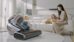 JIMMY BX7 PRO MAX Handheld Anti-Dust Mite Vacuum Cleaner 700W Ultrasonic Strong Suction Corded Anti-mite Vacuum 99.99% Bacteria UV Mites Removal Bed Vacuum Cleaner