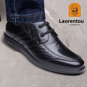 LAORENTOU | Giày Thể Dụng Công Sở Tăng Chiều Cao Mới Thu Thoáng Khí Đóng Dây