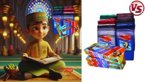 Sarung anak Laki Junior Usia 5-12 Tahun-Kain Sarung Tenun Al-Bahrain Pakai Dus Junior-Vegasus Store