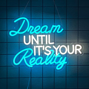 It Was All A Dream Neon SignLED Sign for Wall DecorDream Neon Lights for Bedroom Club Office Wedding Birthday Party Room Decor