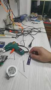 Mỏ hàn thiếc tự động 80W/120W điều chỉnh nhiệt độ 180-520°C công tắc bật/tắt an toàn