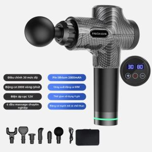 LIWAN | Súng Massage Điện Chống Rung Có Pin Lithium Trong Máy