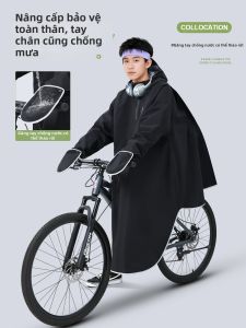 ZHENGYU | Student School Cycling Raincoat with Backpack Space