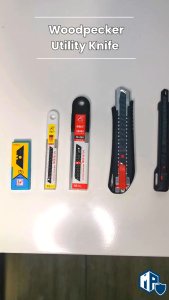 Wooopecker Utility Knife | Pen Knife Blade Refill | Paper Cutter | Tape Cutter | Penknife | Mini Pen knife Cutter