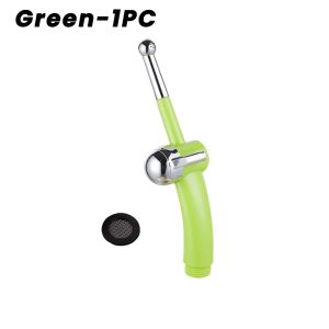 ABS Bidet Shower Spray Clean Body Woman Washer Spray Gun Head Toilet Anal Implement Shower Bathroom Accessories Green