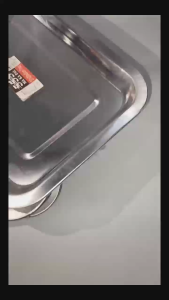Stainless Food Tray/Serving Tray/Serveware/Rectangle  Kitchen Serving Tray/Lagayan ng Ulam/Lagayan ng Pagkain
