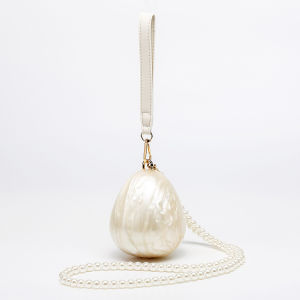 Túi Trứng Mini Acrylic Nữ Thời Trang Cao Cấp Ví Cầm Tay Ngọc Trai Dễ Thương Túi Đựng Điện Thoại Phong Bì Đỏ Dùng Cho Đám Cưới Tiệc Tối Phụ Kiện Trang Phục.