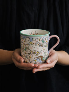 LOTUS BLUE | Aesthetic Ceramic Mug