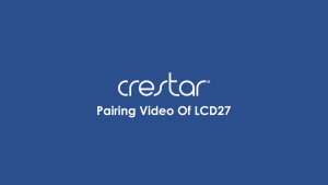 Crestar Ceiling Fan Remote Control (LCD27) *(ONLY Compatible KG23 Controller)*