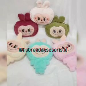 TAS SELEMPANG LABUBU VIRAL / TAS LABUBU BULU LEMBUT / TAS BONEKA LABUBU LUCU / CUTE LABUBU SLING BAG / SLB961518