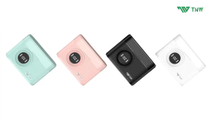 TNW A17 Wireless Microphone Lavalier Mikrofon Noise Cancelling Dual Mic Clip On Plug & Play Untuk Video Record Live Stream Vlog