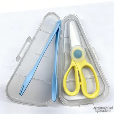 pixybaby | Baby Food Scissors Meat Cutting Portable Tool